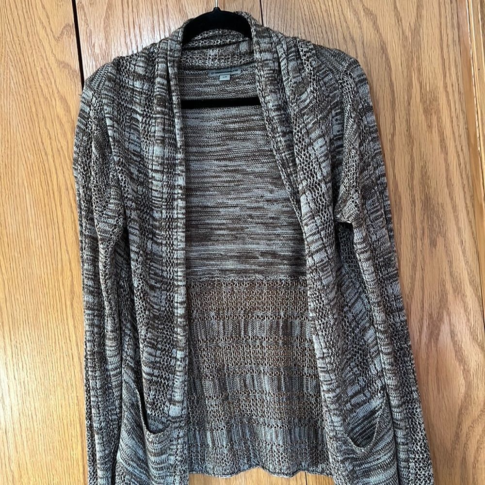 Brown Knit Cardigan